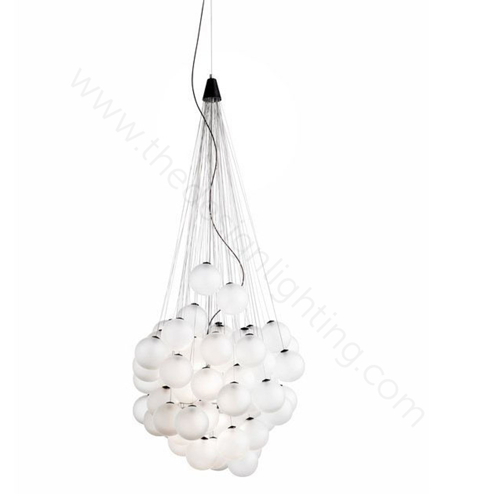 Pendant design lamp  Stochastic by Luceplan (White)