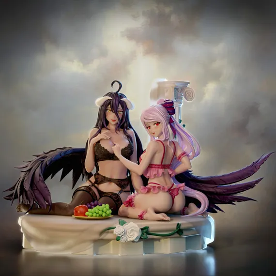 Albedo & Shalltear - Overlord