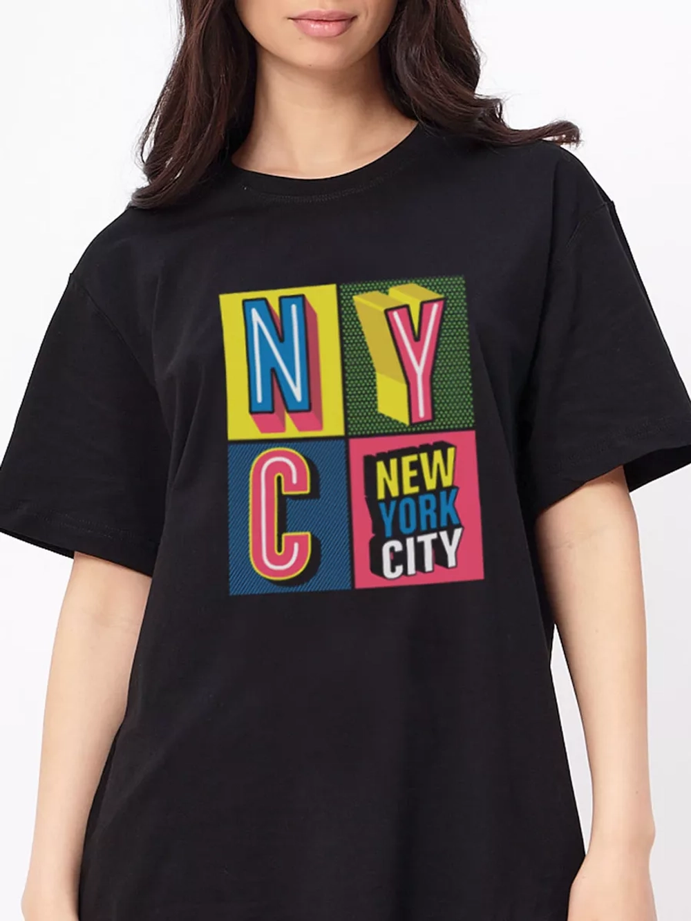 Футболка с надписью new york нью-йорк