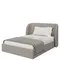 Кровать с подъемным механизмом Classic 140х200 см (бежевый, рогожка)
