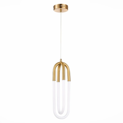 SL1579.303.02 Подвес ST-Luce Латунь/Латунь, Белый LED 2*14W 3000K