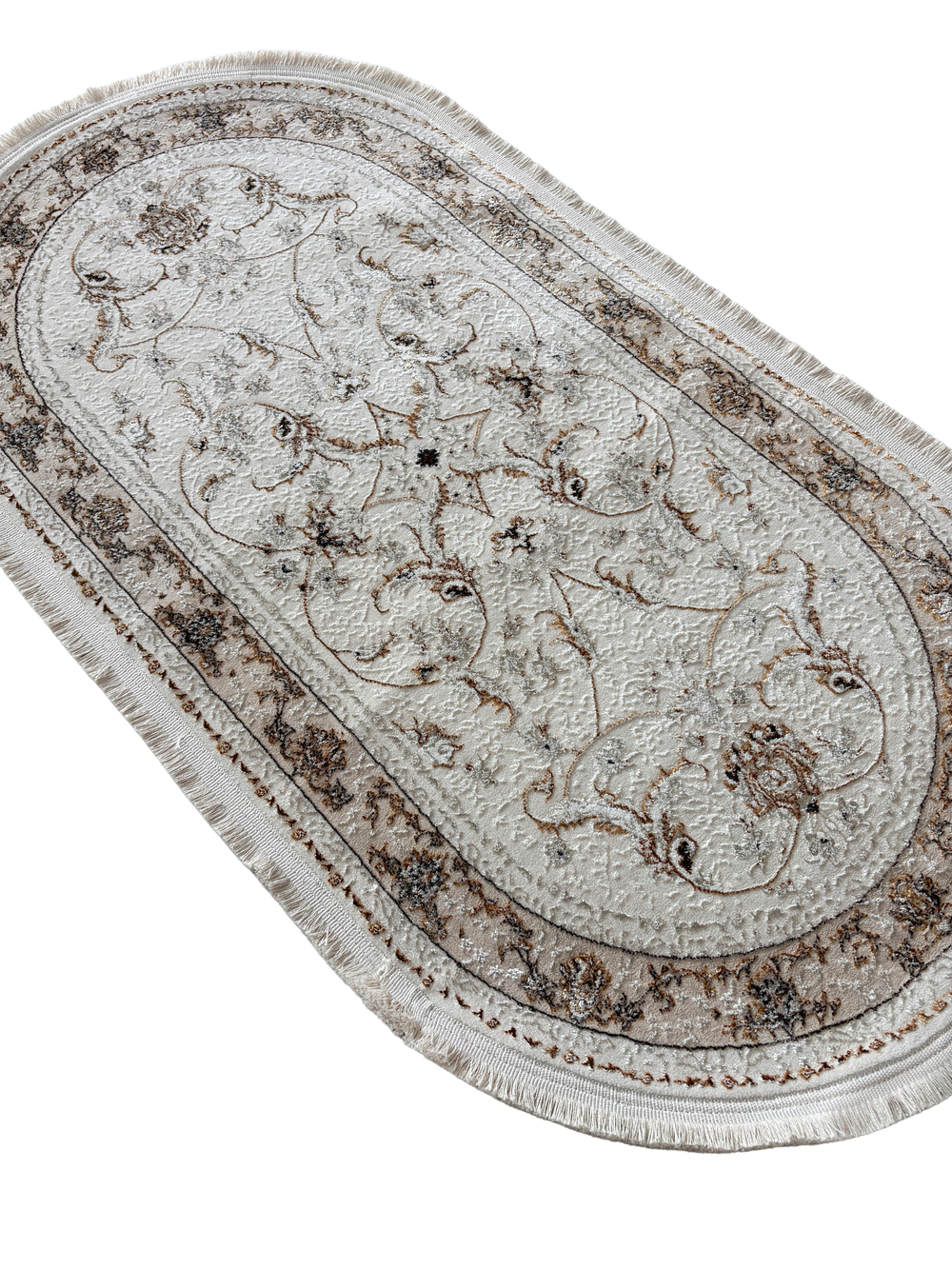 Ковер ZARINA M101A CREAM / CREAM Овал