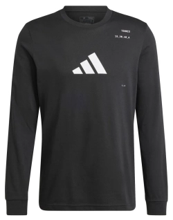 Теннисная футболка Adidas Tennis Graphic Long Sleeve