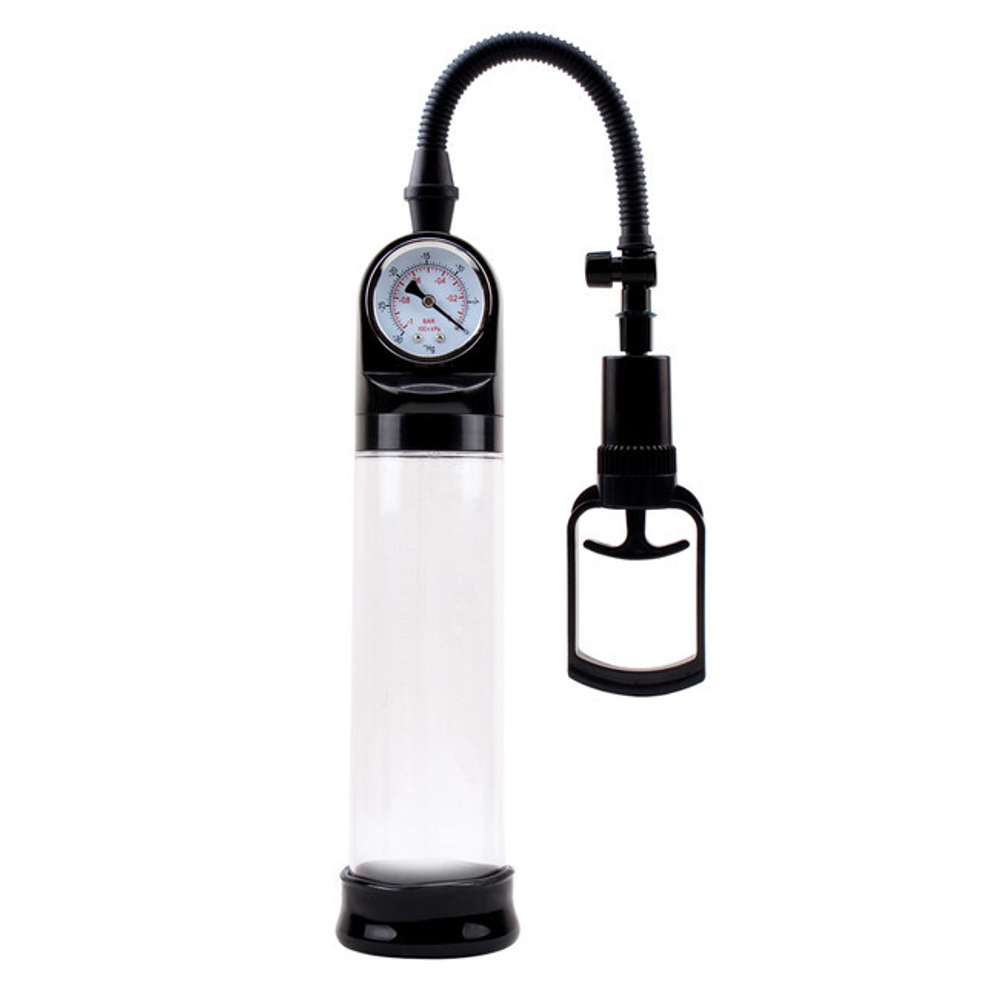 Вакуумная помпа с манометром Accu-Meter Power Pump X2 (Цвет: прозрачный с черным)