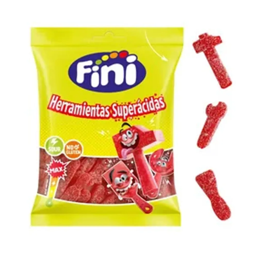 *Жев Мармелад Фини  80гр Tools Sour Strawberry (Кислая Клубника) (12) 8334