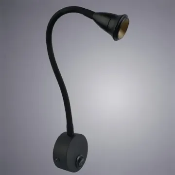 Бра 3W 4000K A7603AP-1BK черный Twist Arte Lamp