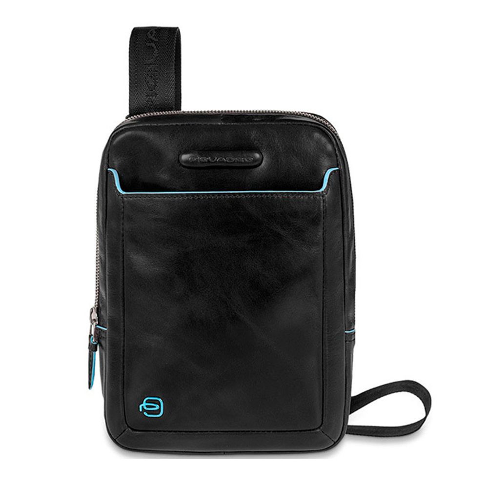 Сумка мужская Piquadro Blue Square черная телячья кожа (CA3084B2/N)