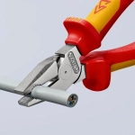 Плоскогубцы комбинированные особой мощности хромированные 225 мм Knipex 02 06 225