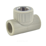 Тройник PP-R комбинированный серый Дн 25х3/4" ВР VALFEX 10127025Г