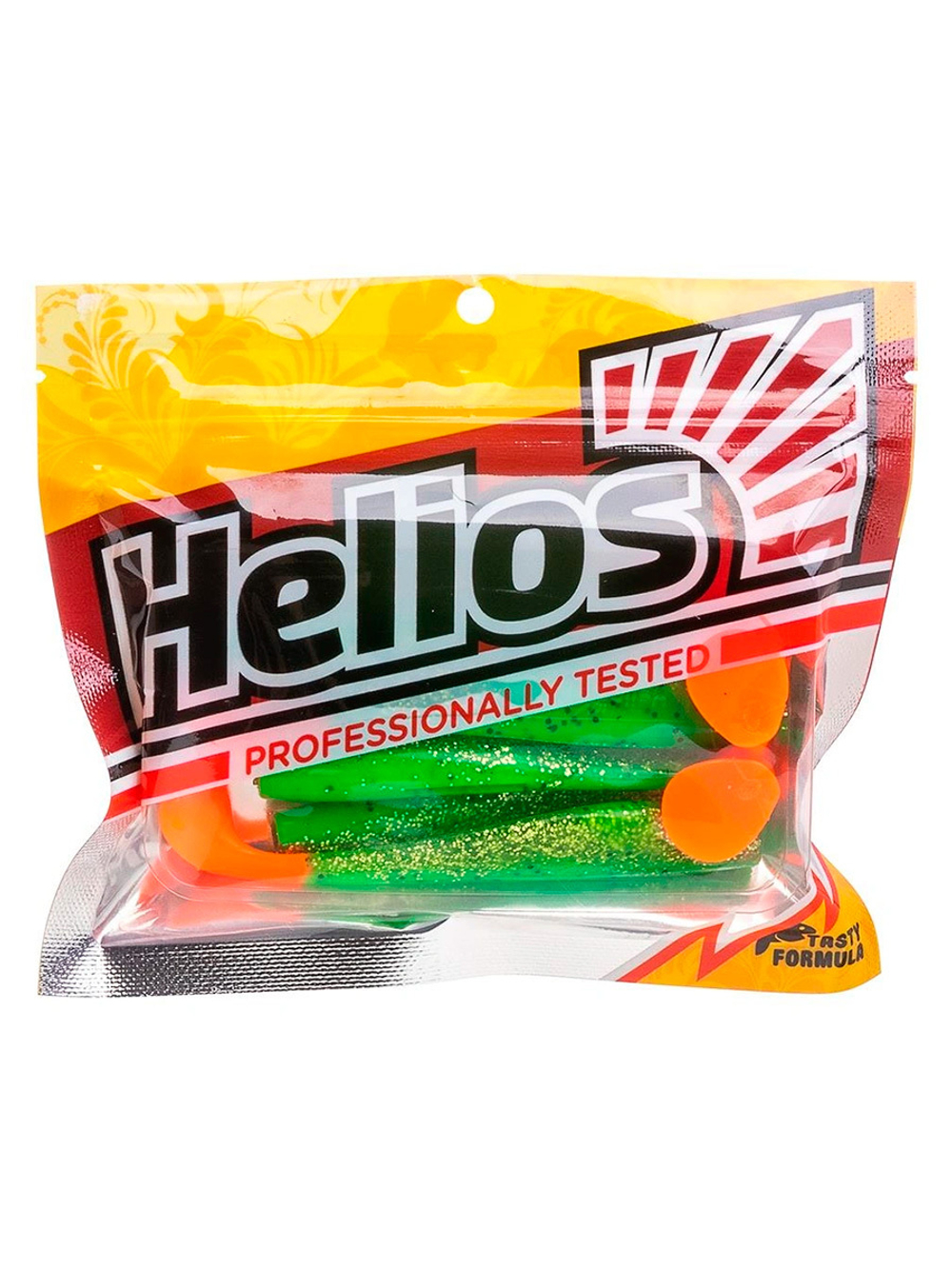 Виброхвост Helios Zander 4"/10,2см Blue Lime 5шт. (HS-36-040)