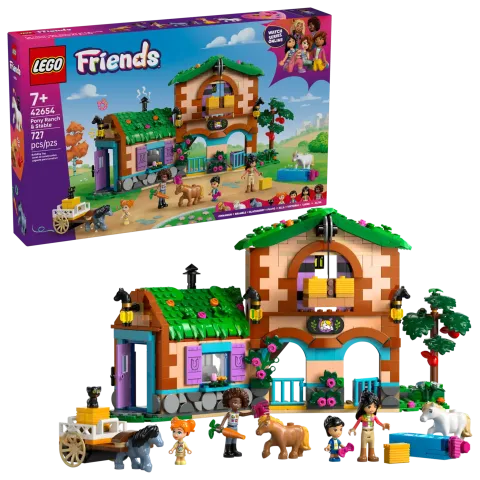 Конструктор LEGO Friends 42654 Ранчо и конюшня для пони