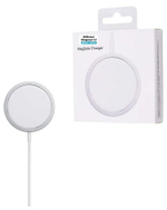 Беспроводное зарядное устройство для Iphone MagSafe Charger (Магсейф), белый, 15 Вт