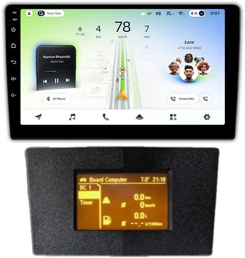 Магнитола для Opel Astra H (перенос БК вниз, черная) - Teyes CC4L-DTS монитор 9" IPS, Android 14, Быстрая, Snapdragon 662, CarPlay, 4G SIM-слот