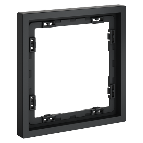 Рамка пластиковая на 1 пост, (графит) Voltum S70 VLS100107