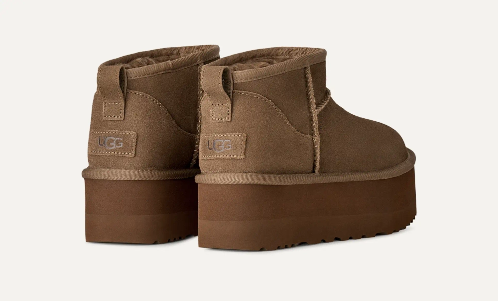 UGG Угги на платформе Classic Ultra Mini, бронзовый