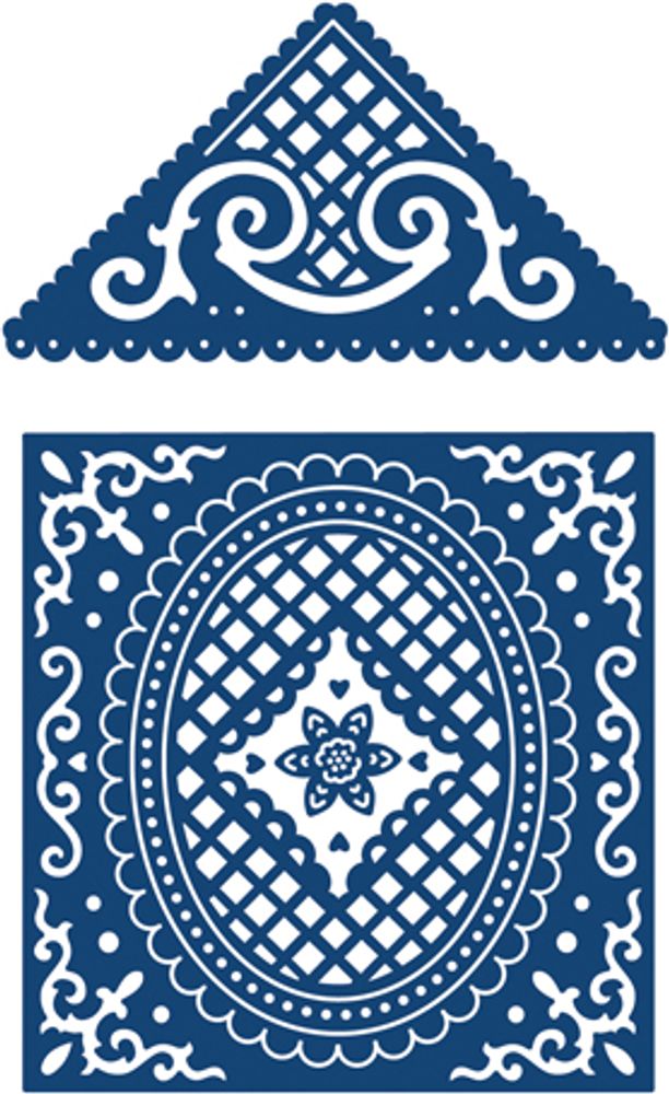 Нож фигурный для вырубки Скворечник, Tattered Lace