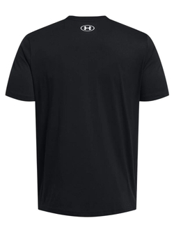Мужская теннисная футболка Under Armour Men's Logo Short Sleeve - черный