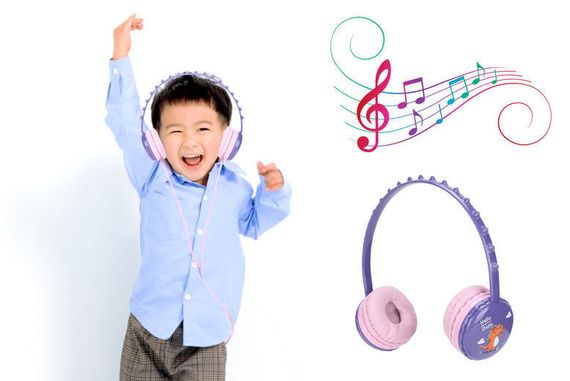 Qulaqcıq / Наушники / Headphones Dino purple