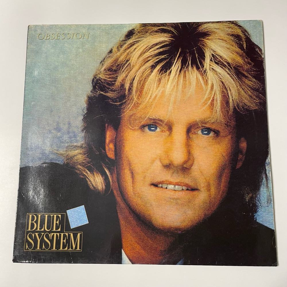 Винтажная виниловая пластинка LP Blue System Dieter Bohlen, Obsession (Германия 1990)