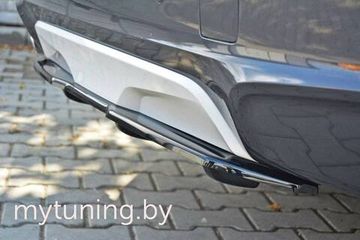 Накладка на бампер задний для BMW X4 F26 M-Pack 14-17 BM-X4-26-MPACK-RD1 -
