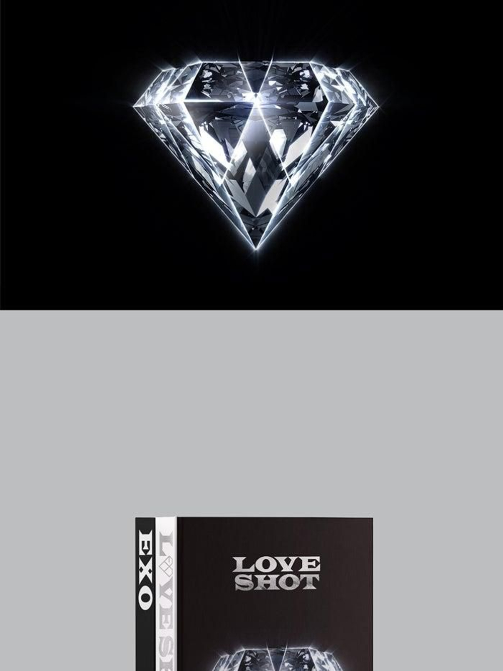 Альбом EXO - Love Shot 5th Repackage Album 2 Version SET