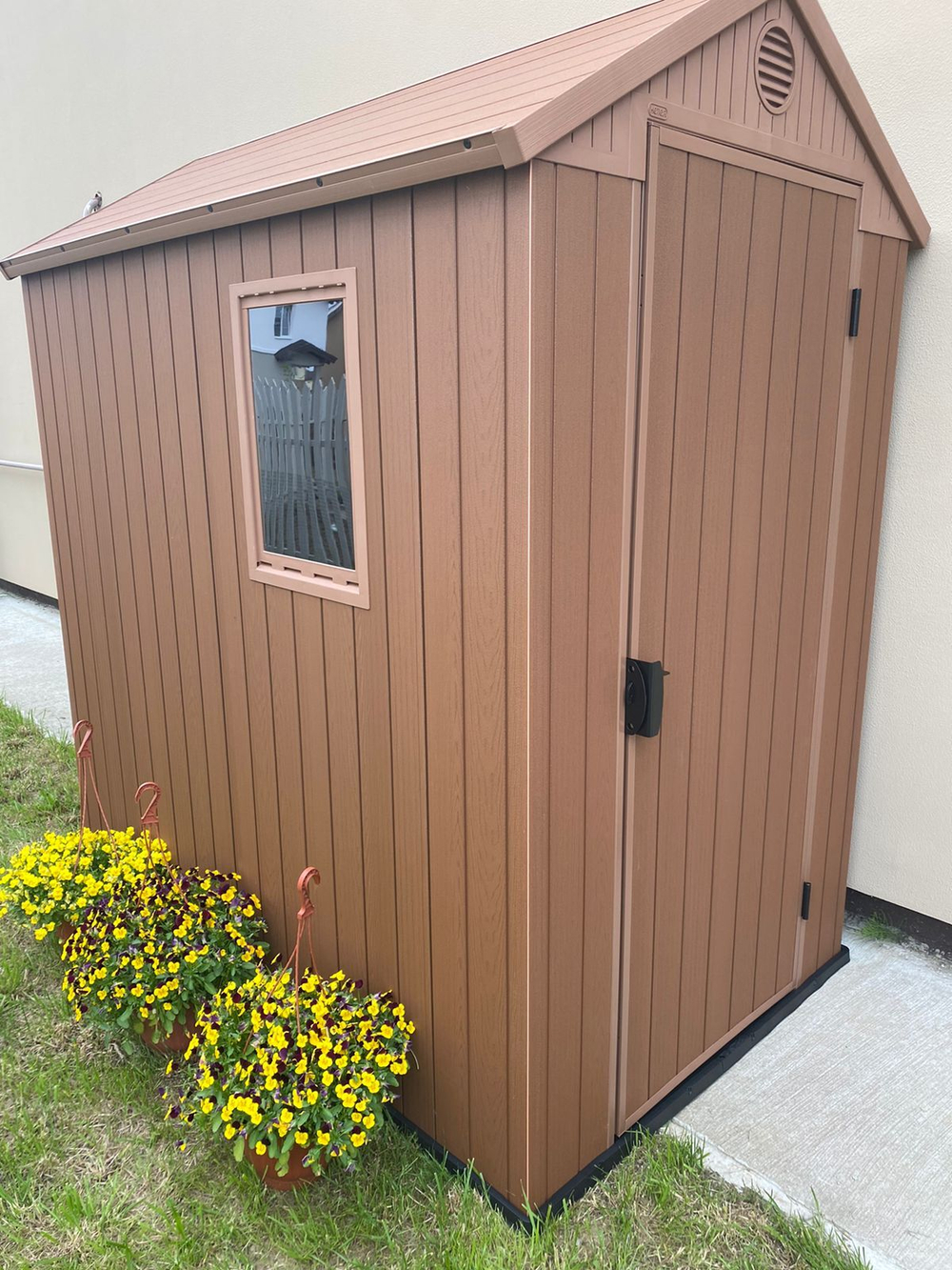 Пластиковый сарай Keter Darwin 4x6 brown