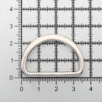 Полукольцо литое металл 30.0 мм (in), (внешн. 36х25 мм), плоское, 10 шт, никель ГР, 6886