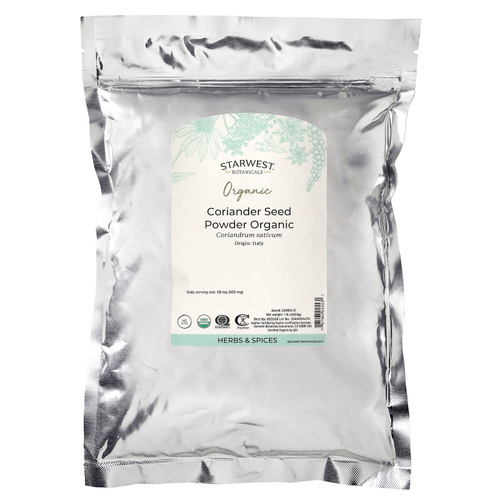Starwest Botanicals, Органические семена кориандра в порошке, 1 фунт (453,6 г)