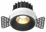 Встраиваемый светильник Maytoni Technical Round DL058-12W2.7K-TRS-B