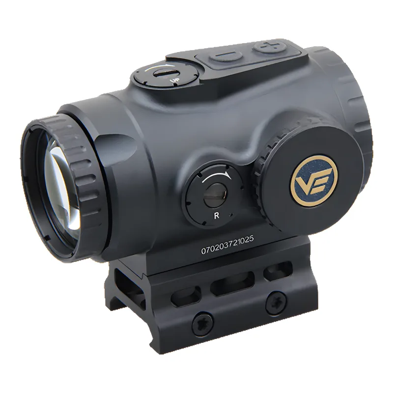 Прицел призматический Vector Optics Paragon 3x18, VEPS-MBR - вид сзади со стороны окуляра и правой стороны