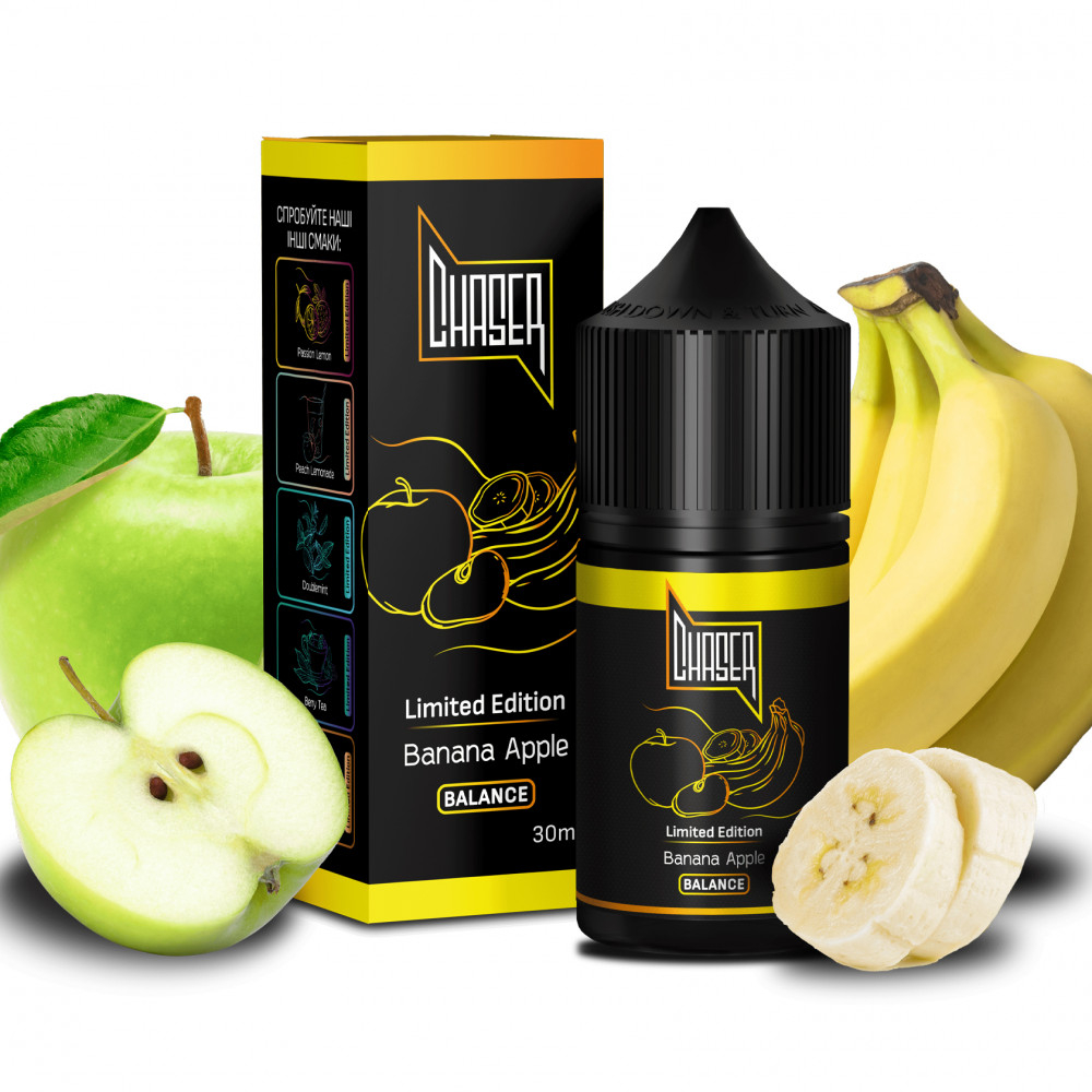 Chaser BLACK - Banana Apple (30ml, 5% nic)