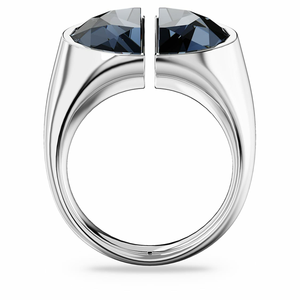 LUCENT:RING HALF CUT GRY/RHS 60