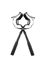 Комплект бондажный Roomfun Sex Harness на сбруе черный