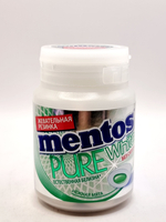 Mentos MIX 6 жевательная резинка без сахара Pure fresh/white, 6 вкусов (Нежная мята, Виноград, Арбуз, Клубника, Вишня, Тутти-Фрутти), 6 шт. по 54 г