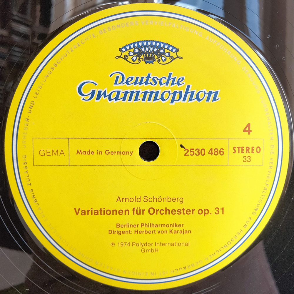 Herbert von Karajan / Schonberg - Berg - Webern (4LP)
