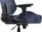 Кресло игровое Knight N1 Fabric синий Light-27 с подголов. крестов. металл