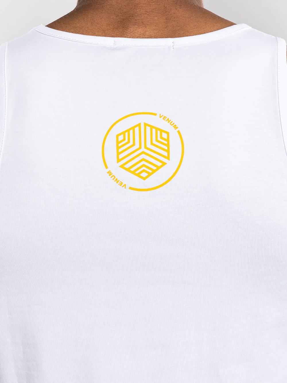 Майка спортивная Venum Octane White/Vibrant Yellow
