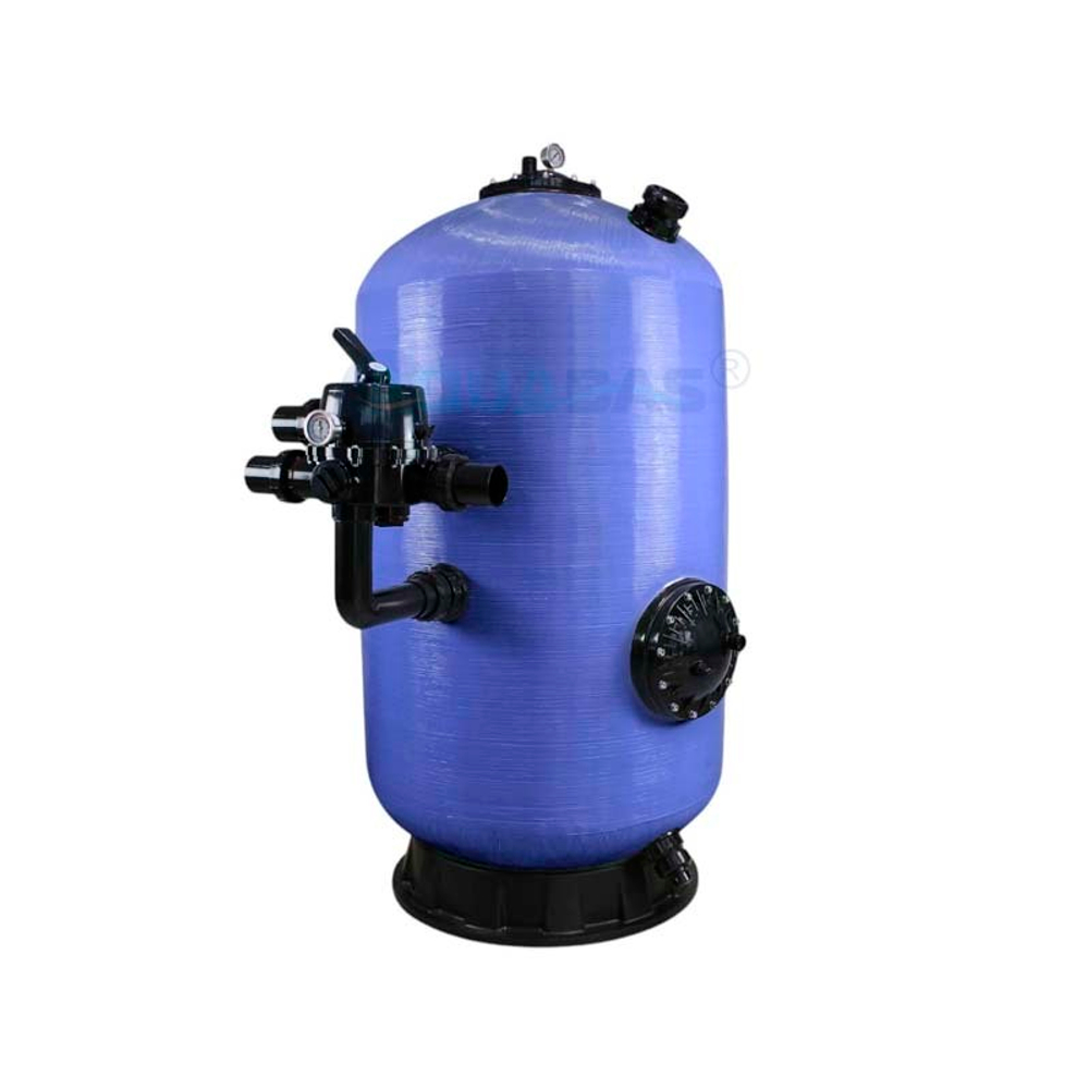 Фильтр 19,0 м3/ч AML WASHINGTON-1.0 700мм М1 с боковым вентилем 2" +Люк400+См.ок (WASH700B-1900-1.0)