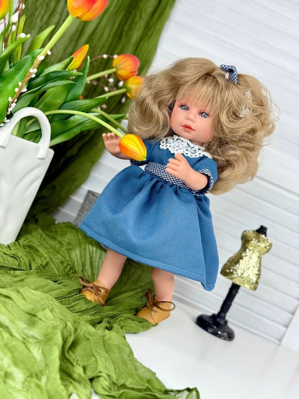 Кукла для девочки виниловая 34см Хави (022230A)