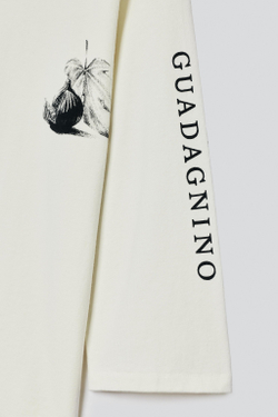 ZARA X BAISI GUADAGNINO ФУТБОЛКА REGULAR FIT С КОНТРАСТНЫМ ПРИНТОМ, ЭКРЮ/БЕЛЫЙ