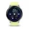Garmin Venu 4 45 мм серебристые смарт-часы с цитроновым силиконовым ремешком