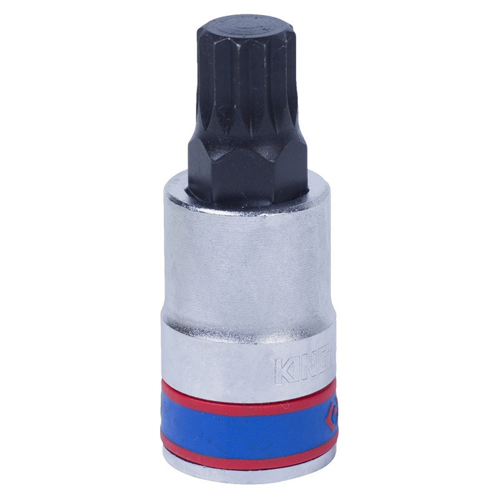 KING TONY (402618) Насадка (бита) торцевая 1/2", L = 60 мм, SPLINE, M18