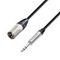 Adam Hall K5 BMV 1000 - кабель микрофонный, Neutrik XLR (M) - TRS (jack) stereo 6.3 mm, 0.22 мм2, 10