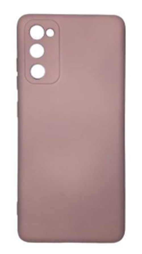 Накладка для Samsung Galaxy S22 Plus Silicone cover без логотипа пудро