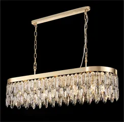 Люстра подвесная NewRgy F6-L1000*W300*H220(530) H GOLD, 10×40 Вт, золотая