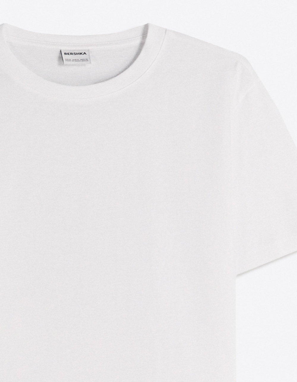 Мужская футболка regular fit с коротким рукавом - BERSHKA