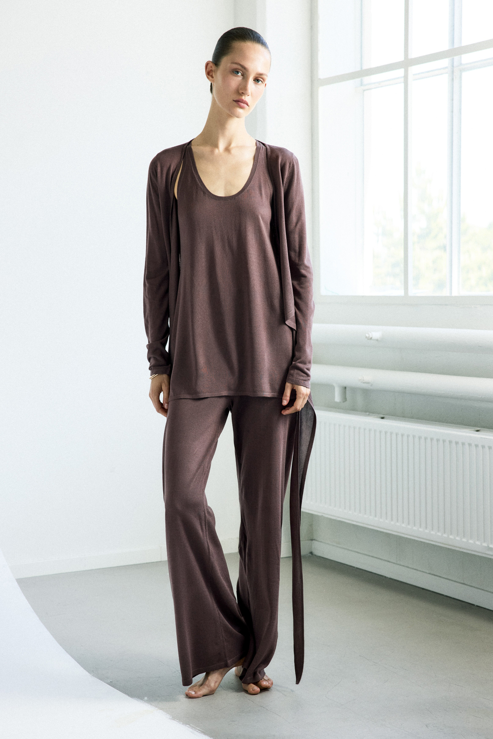 Тонкий кардиган с запахом - H&M