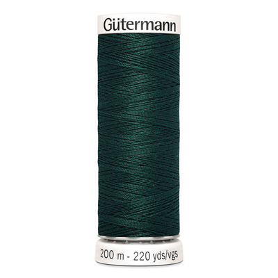Нитки универсальные Gutermann Sew-all 100 (200 метров), 5 кат. | 018 темный малахит