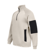 Свитшот на молнии 1/4 JOGEL Power Inside Half Zip Sweatshirt, серый/бежевый
