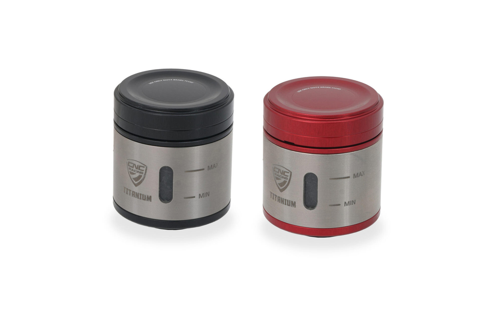 SE900 CNC RACING 12ML CLUTCH/RR BRAKE OIL RESERVOIR TITANIUM